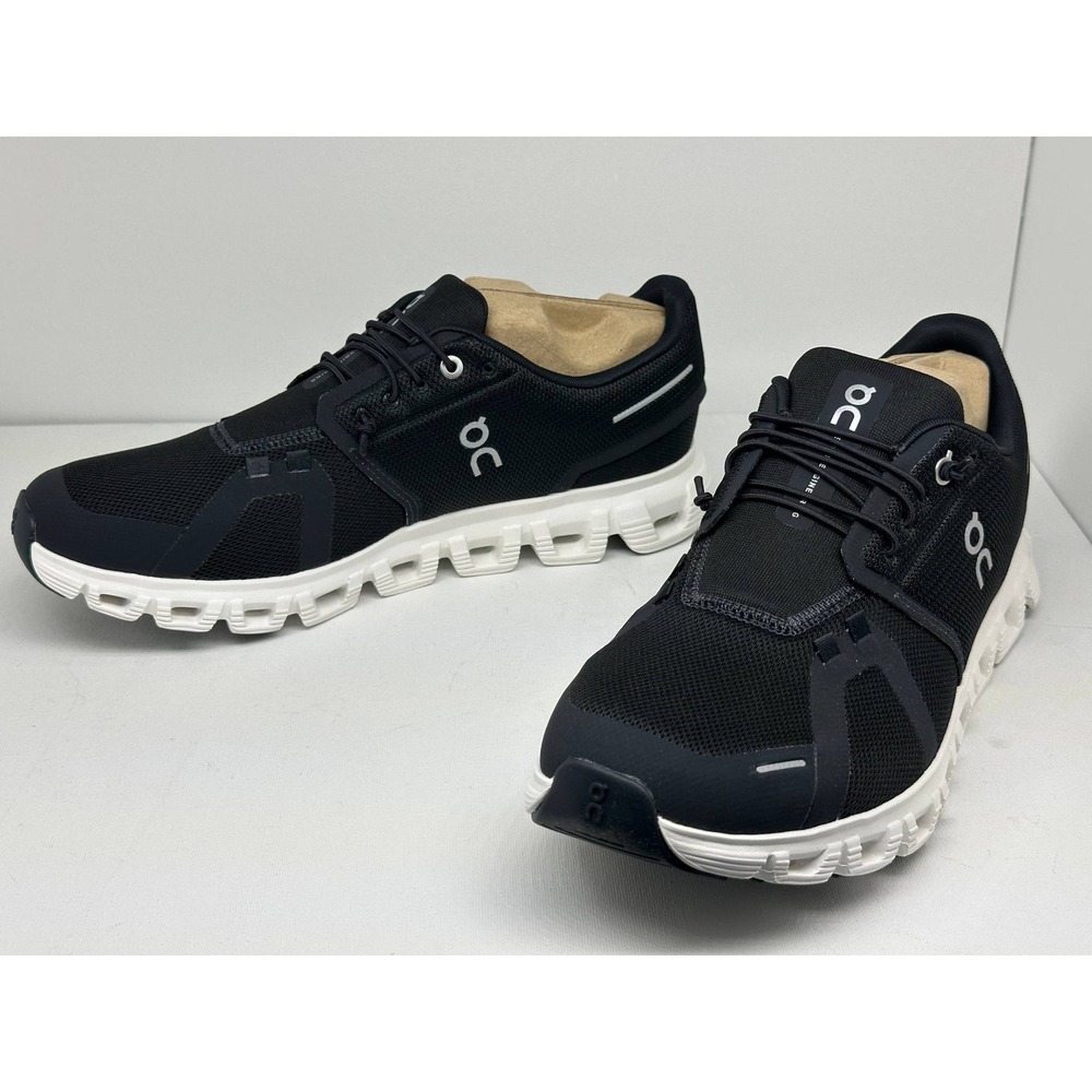 On Cloud 6 Mens Running Shoes Black White 3MF10070299 Size 9